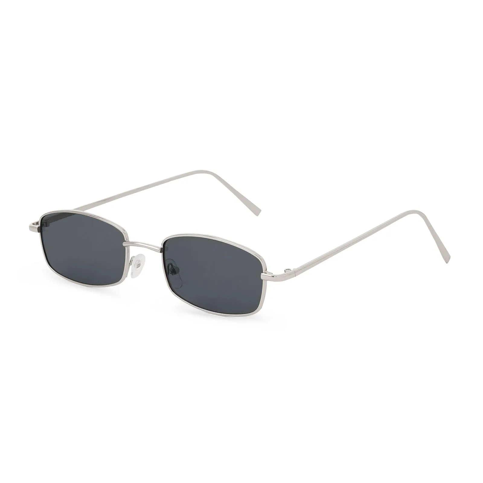 Jisu Rectangle Black Sunglasses