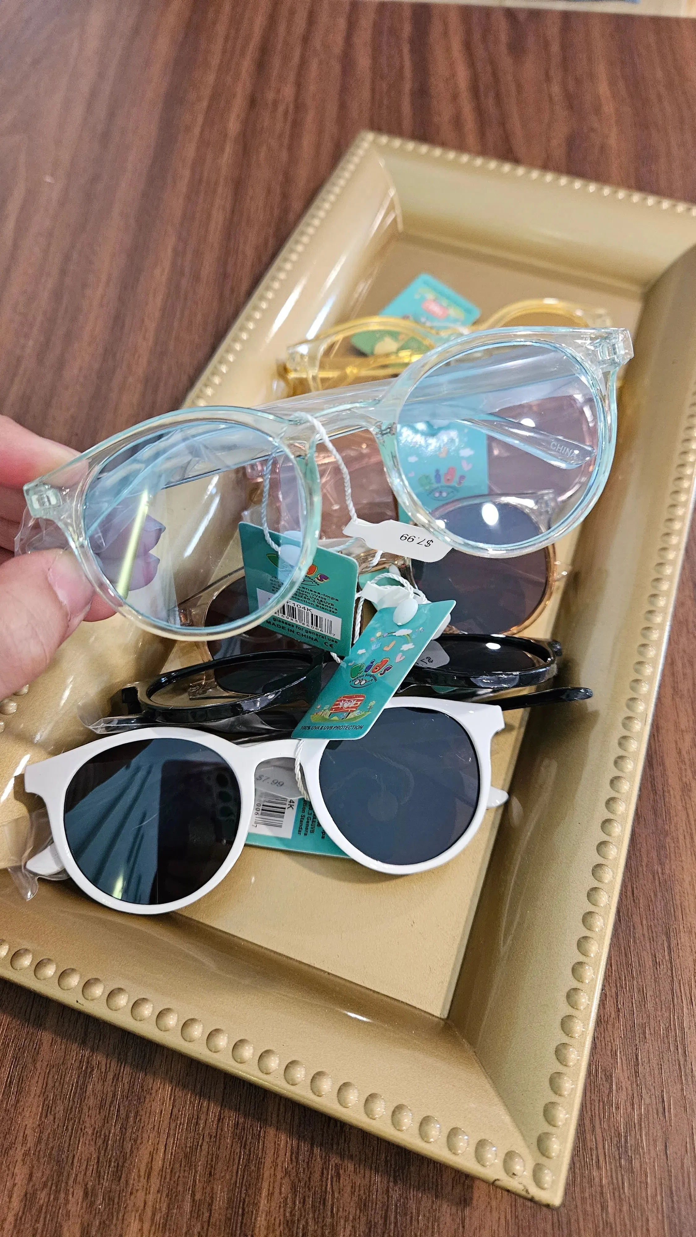 Kid's Round Tinted Sunglasses