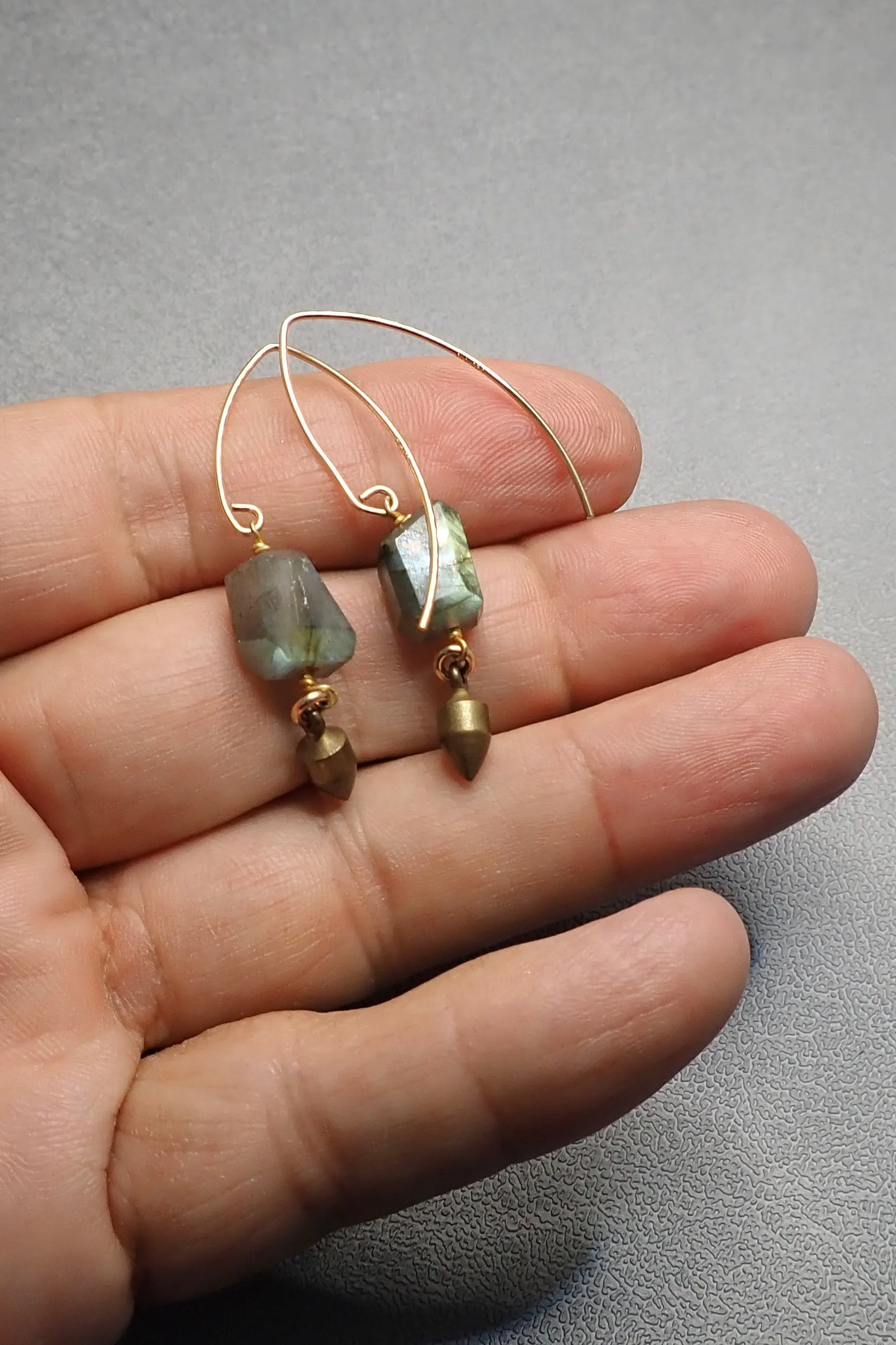 LABRADORITE EARRINGS