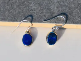 Lapis Lazuli Sterling Silver Earrings, Gemstone Earrings, Blue Earrings, Handmade Earrings, Woman Gift,