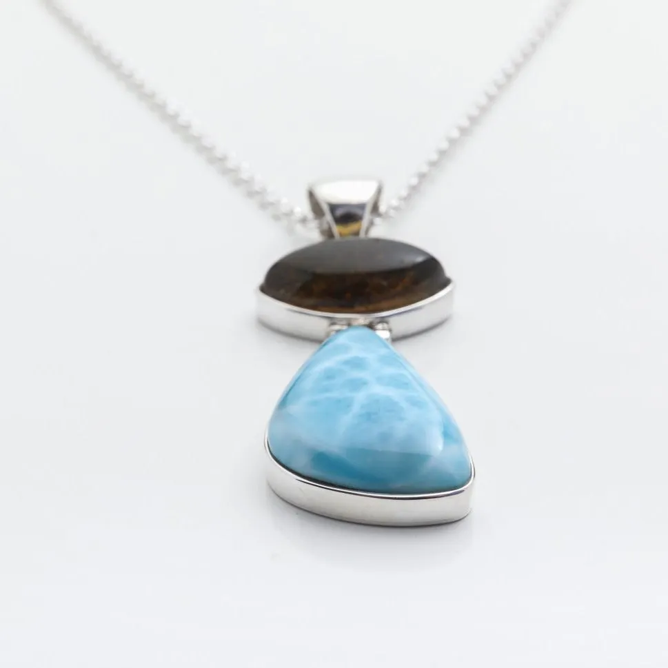 Larimar Amber Pendant Martina