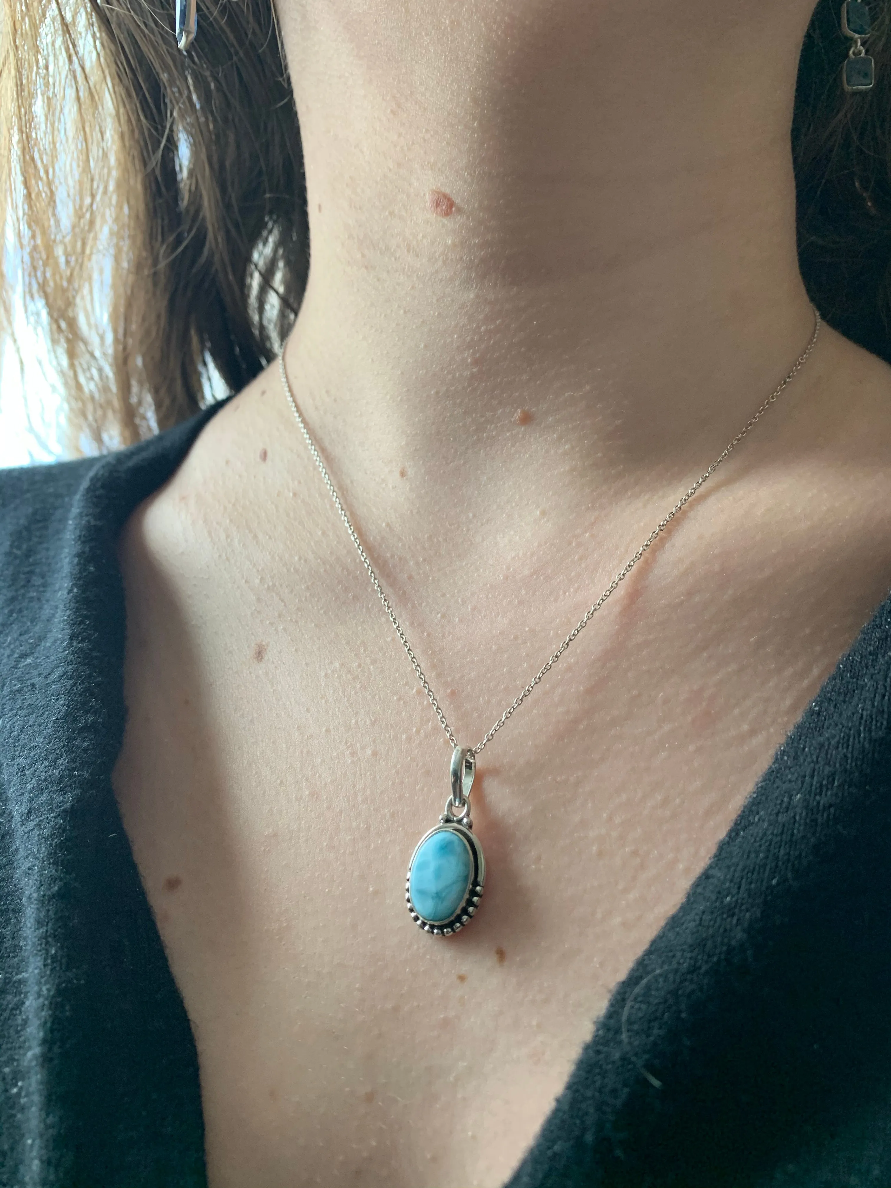 Larimar Gala Pendant