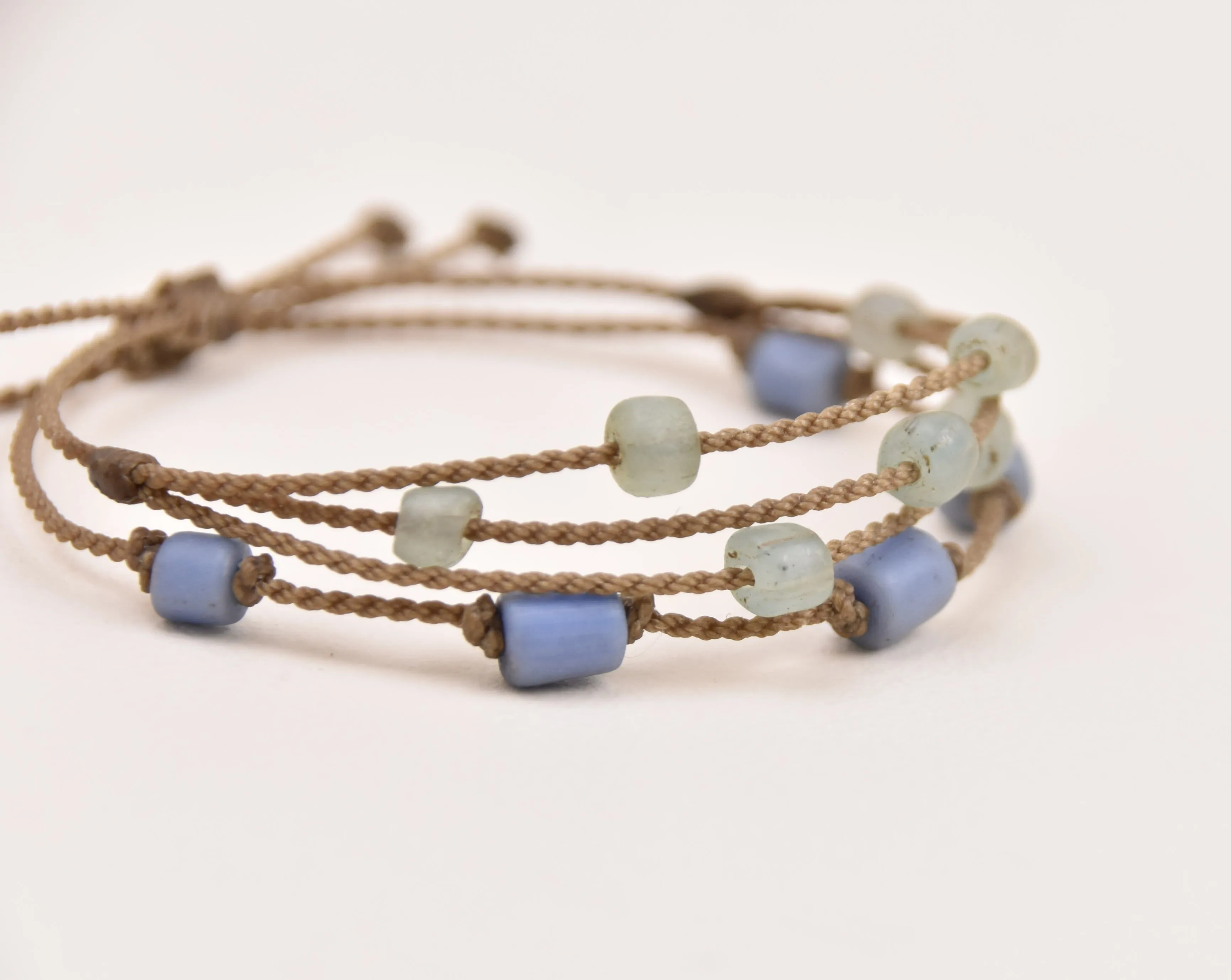 *LIMITED* Handmade Recycled Glass Bracelets