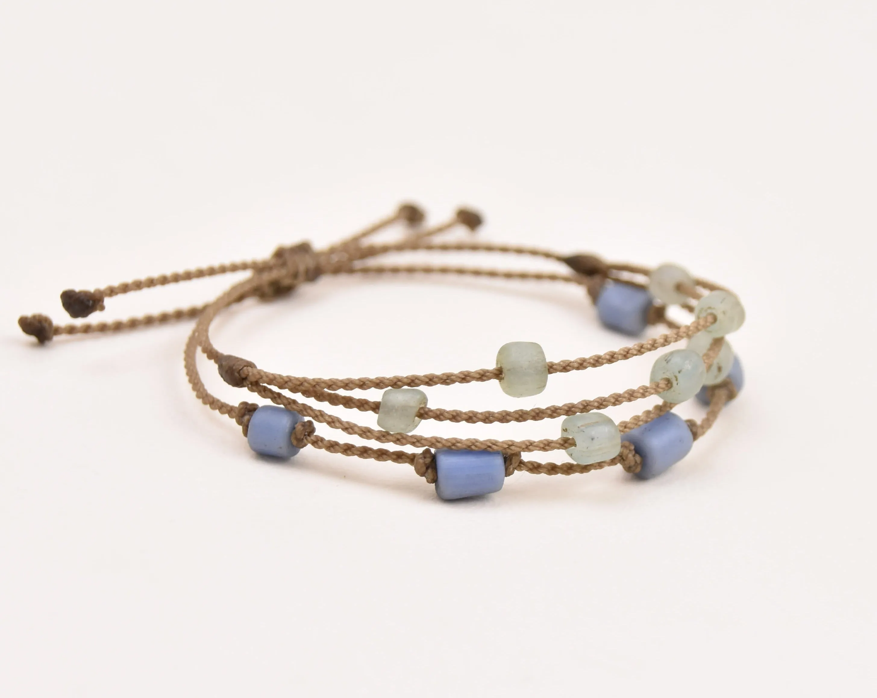 *LIMITED* Handmade Recycled Glass Bracelets