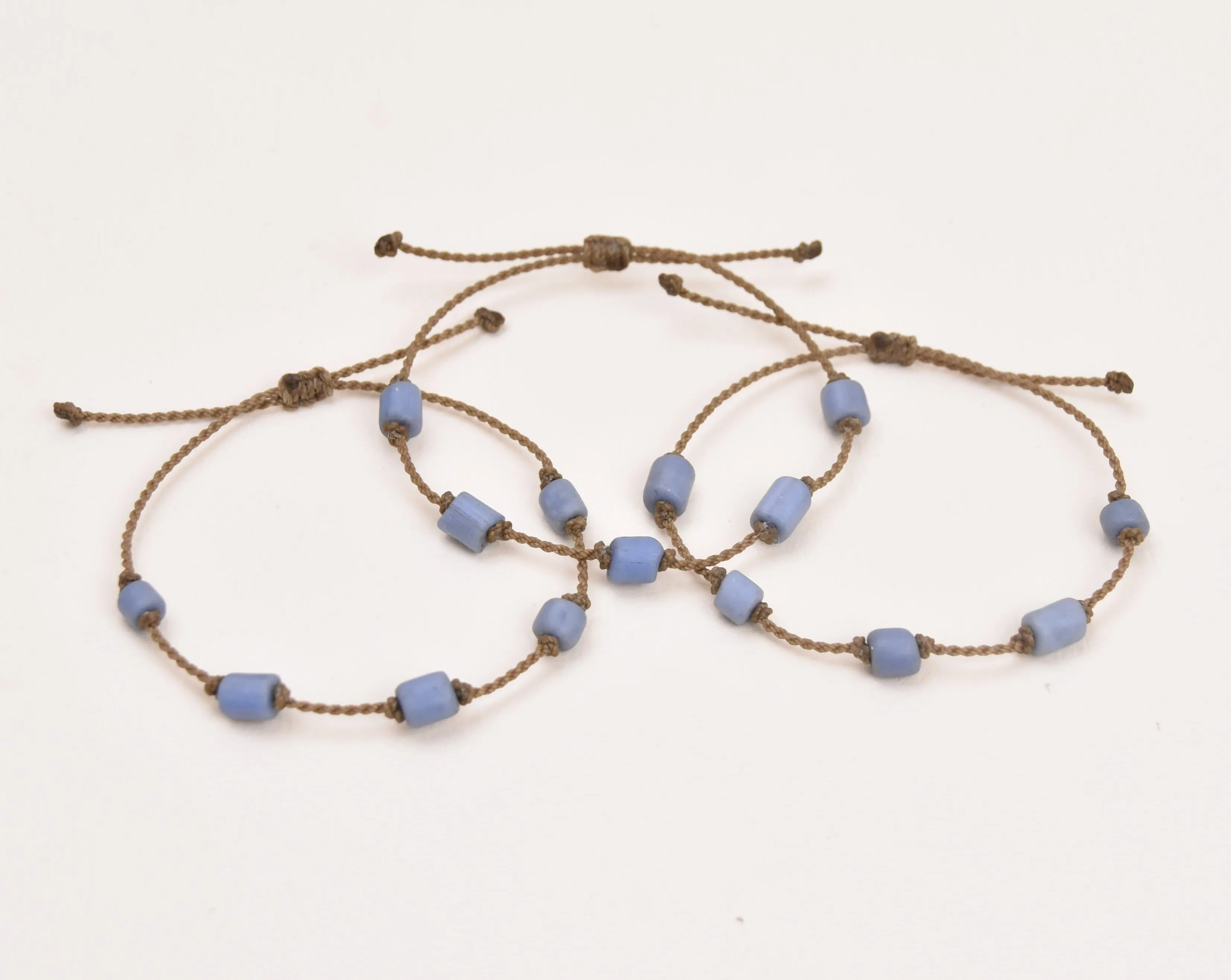 *LIMITED* Handmade Recycled Glass Bracelets