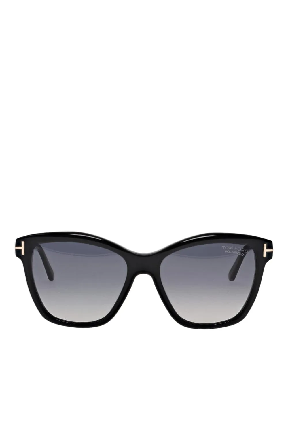 Lucia Black Gradient Acetate Sunglasses