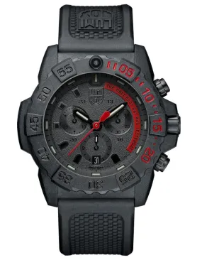 Luminox Navy SEAL Chronograph Mens Watch - Carbon Case - Rubber Strap - 200M