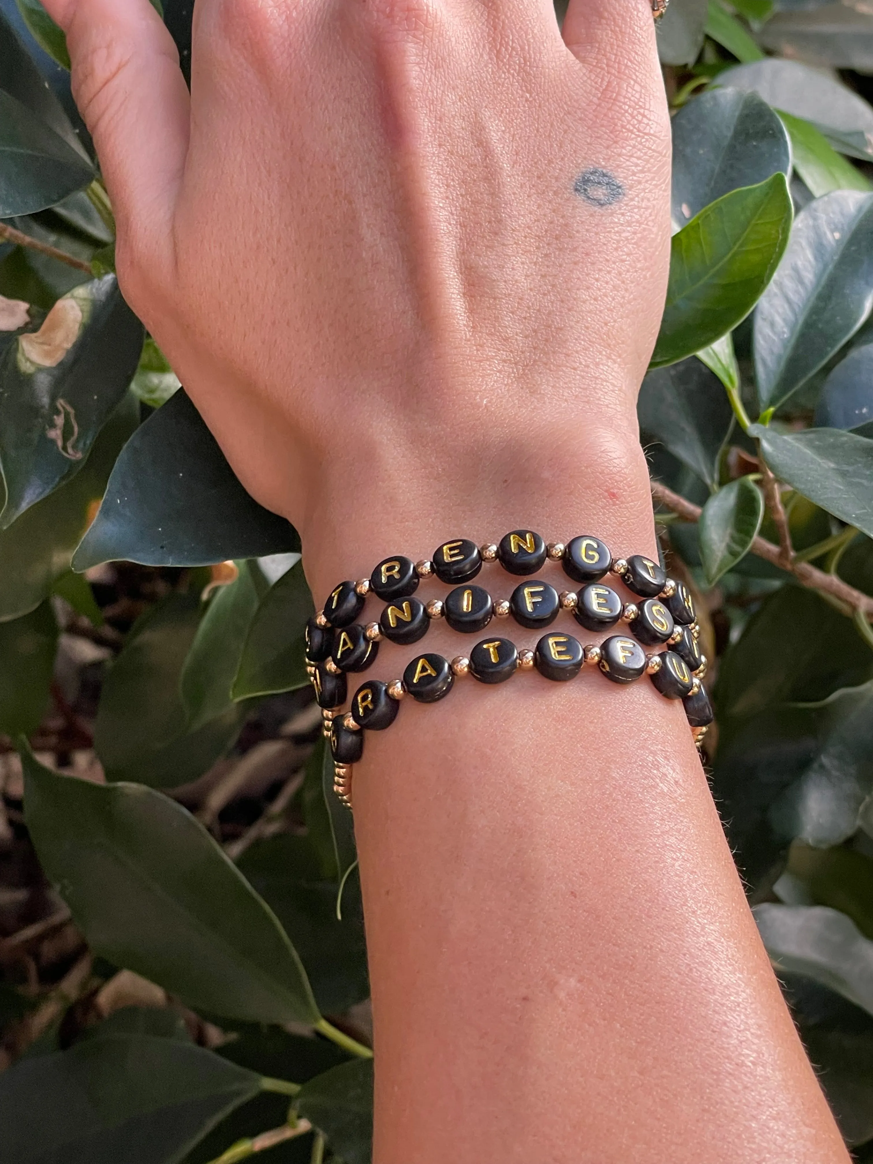 Manifest Bubble Bracelets