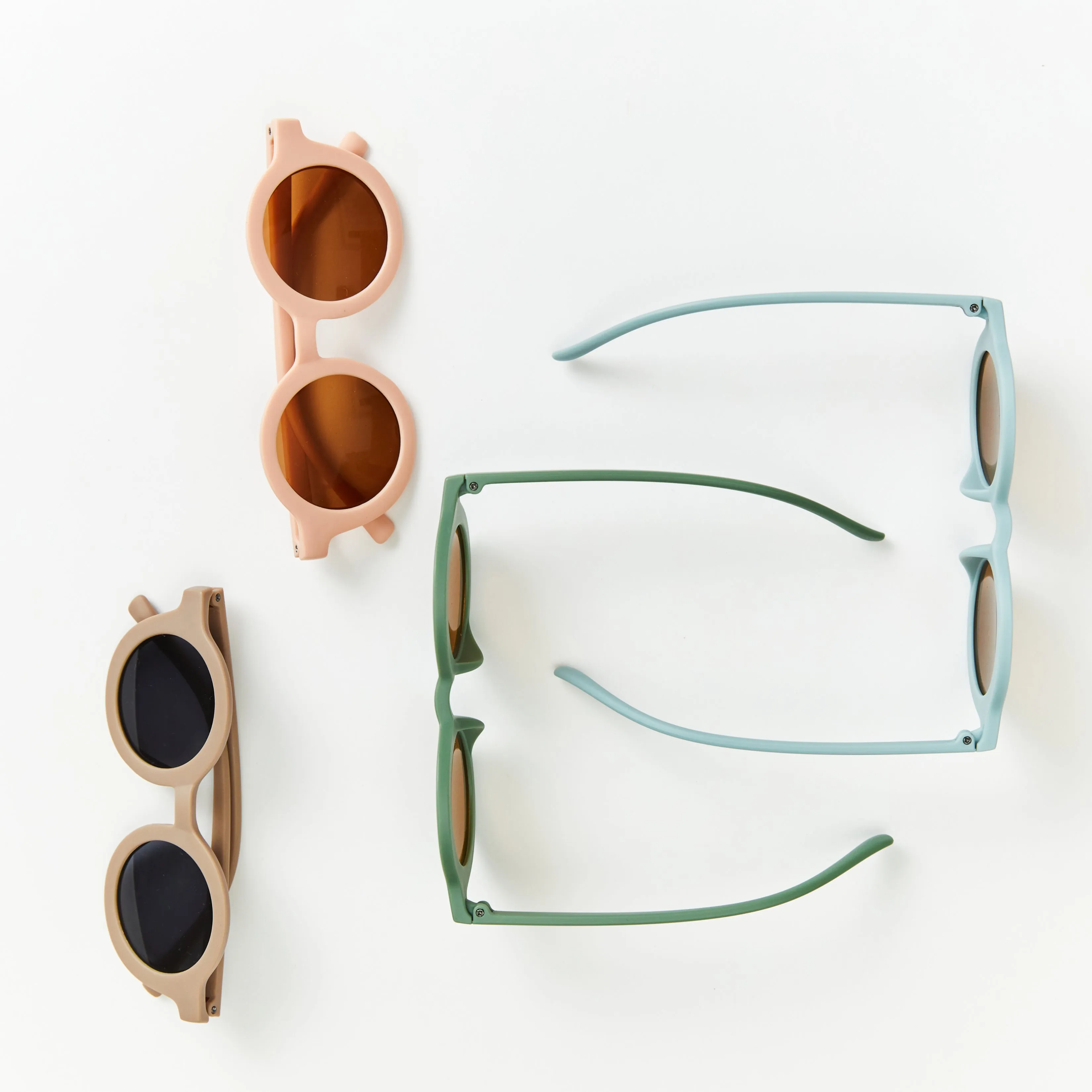 Matte Sage Ava Baby Sunglasses