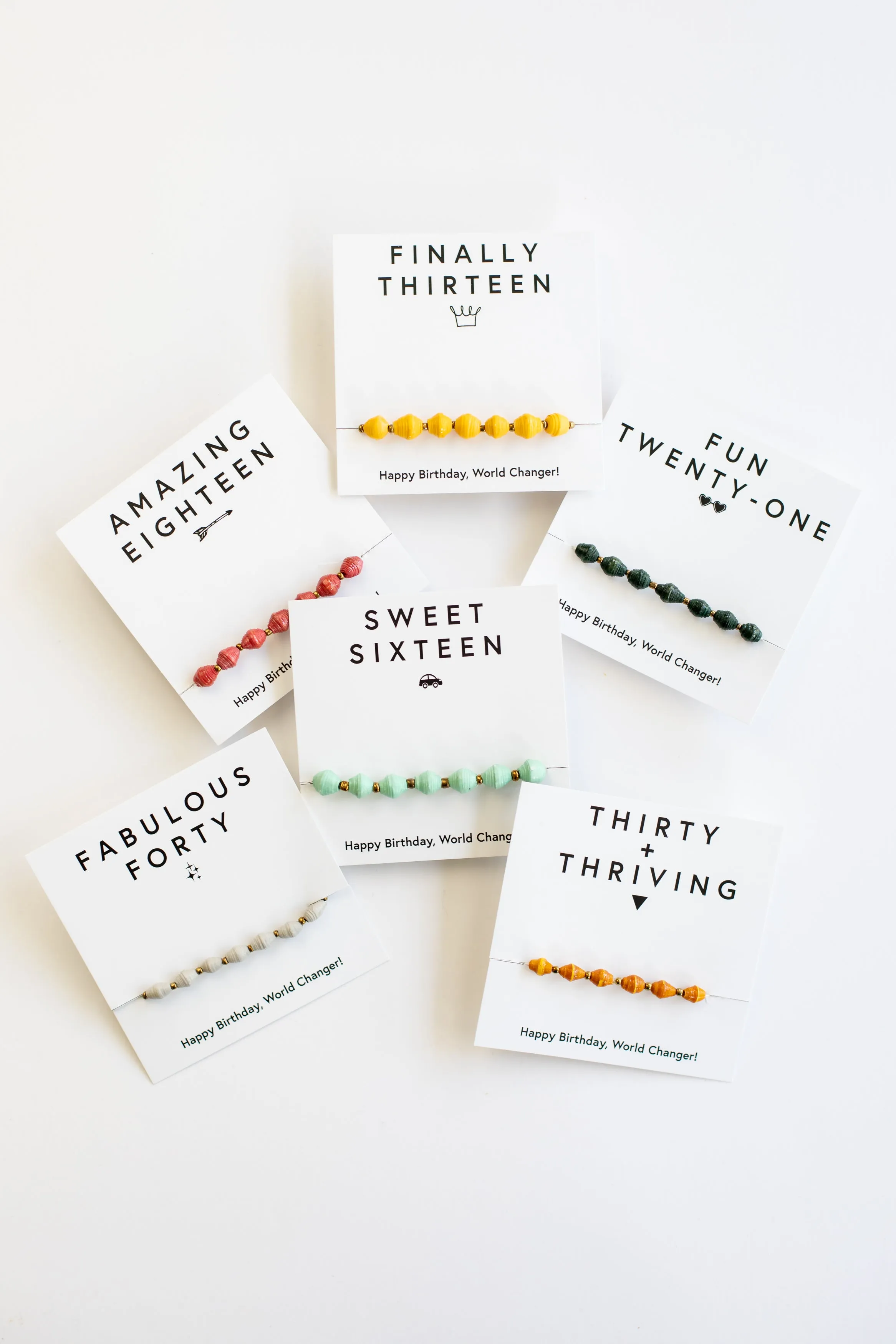 Milestone Birthday Bracelets