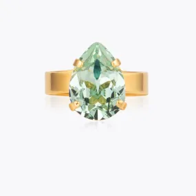 Mini Drop Ring / Chrysolite