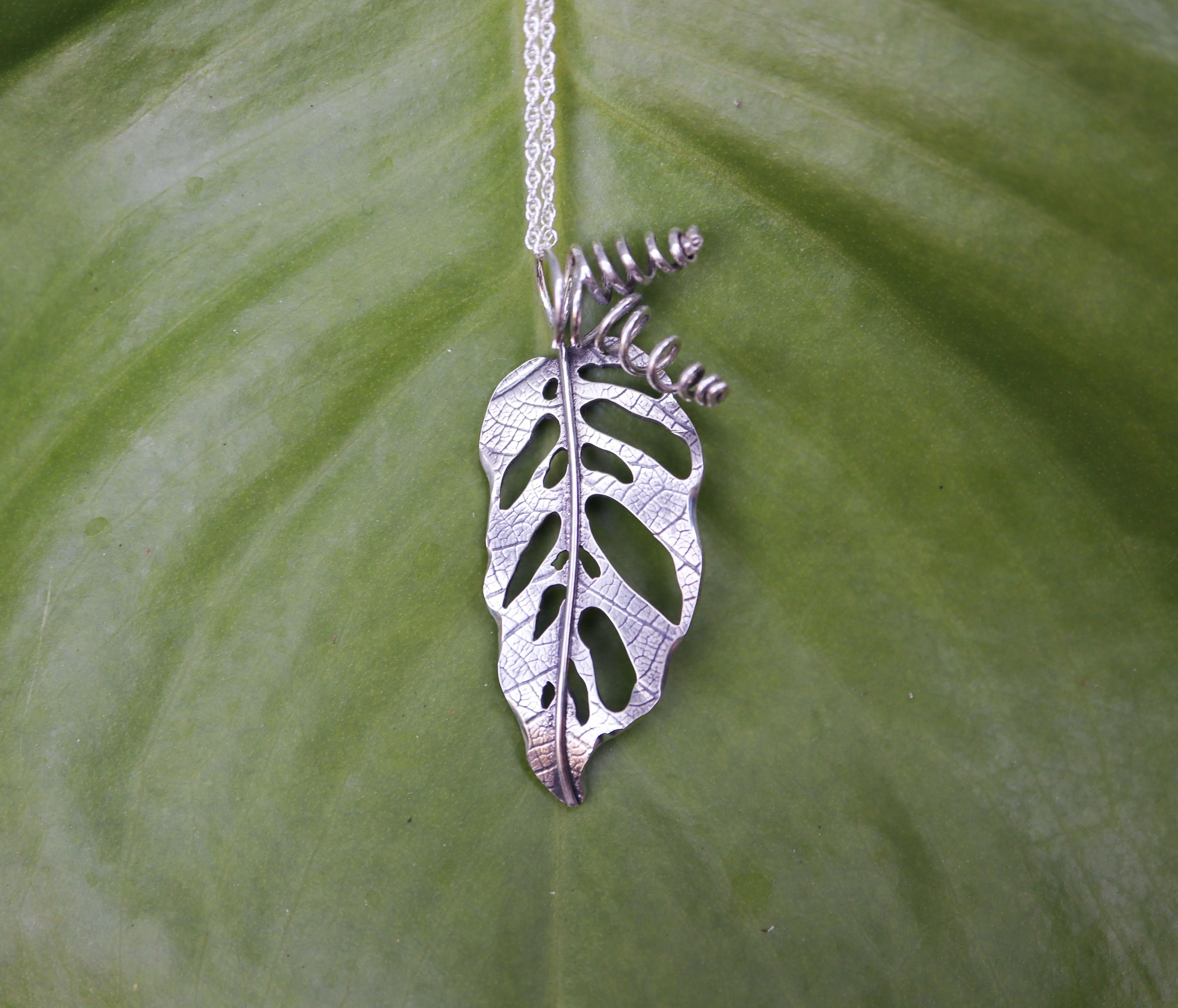 Monstera Adansonii Necklace