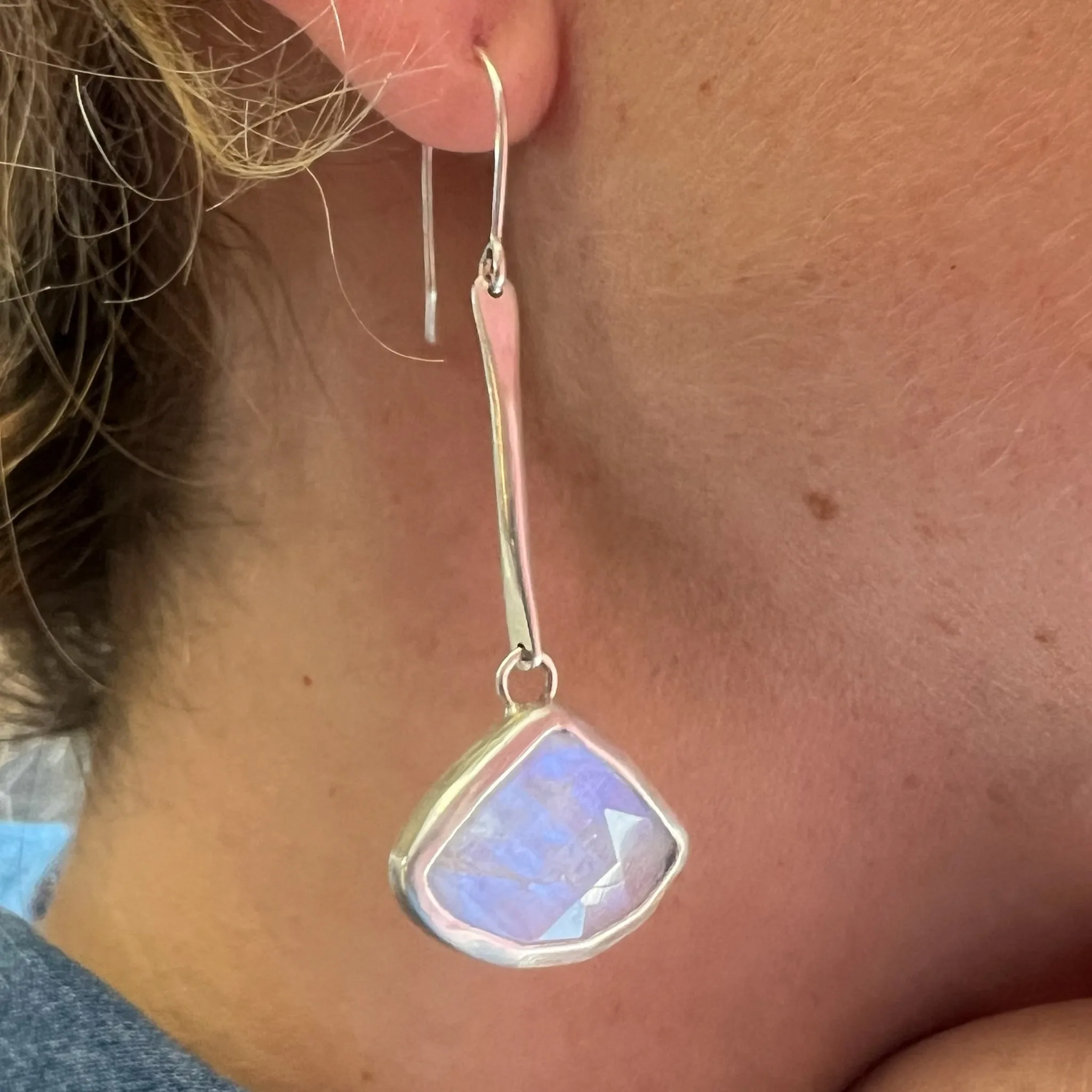 Moonstone Drop Earrings