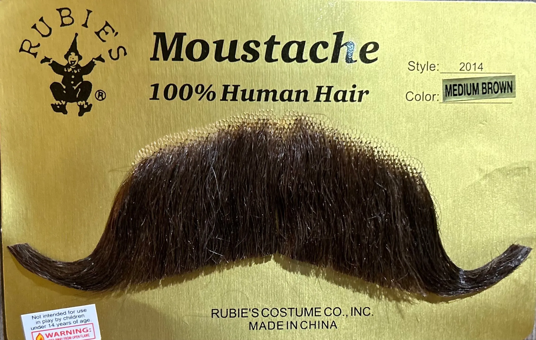 Moustaches 100% Human Hair  Reusable