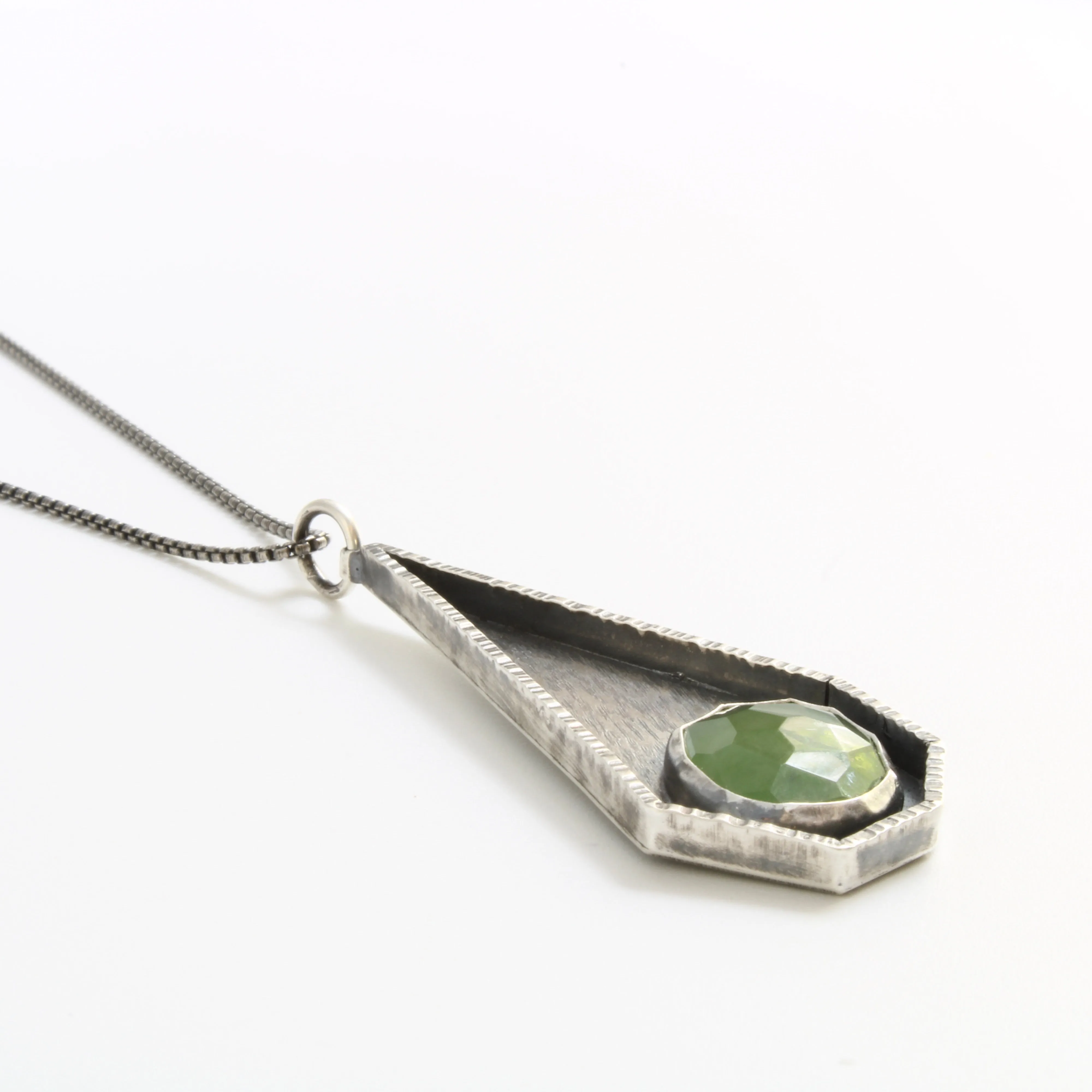 Nephrite Polygon Pendant