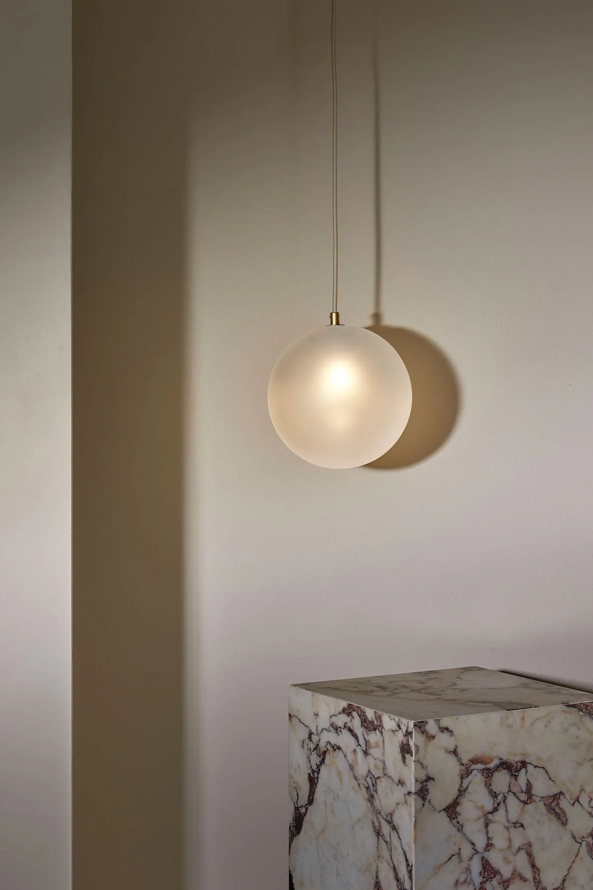 Orb Pendant Light, Large - Fabric Flex