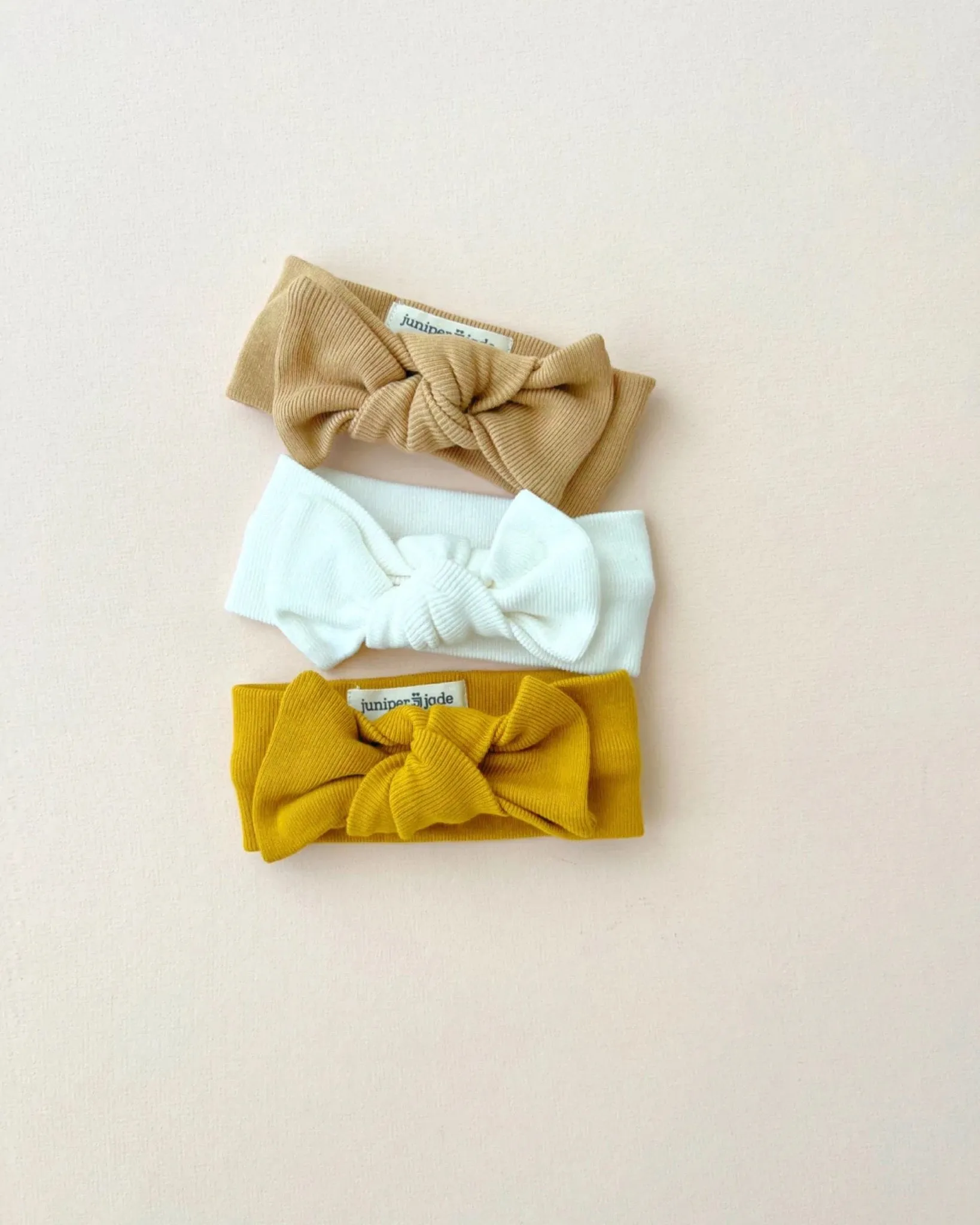 Organic Knot Bow | Mustard