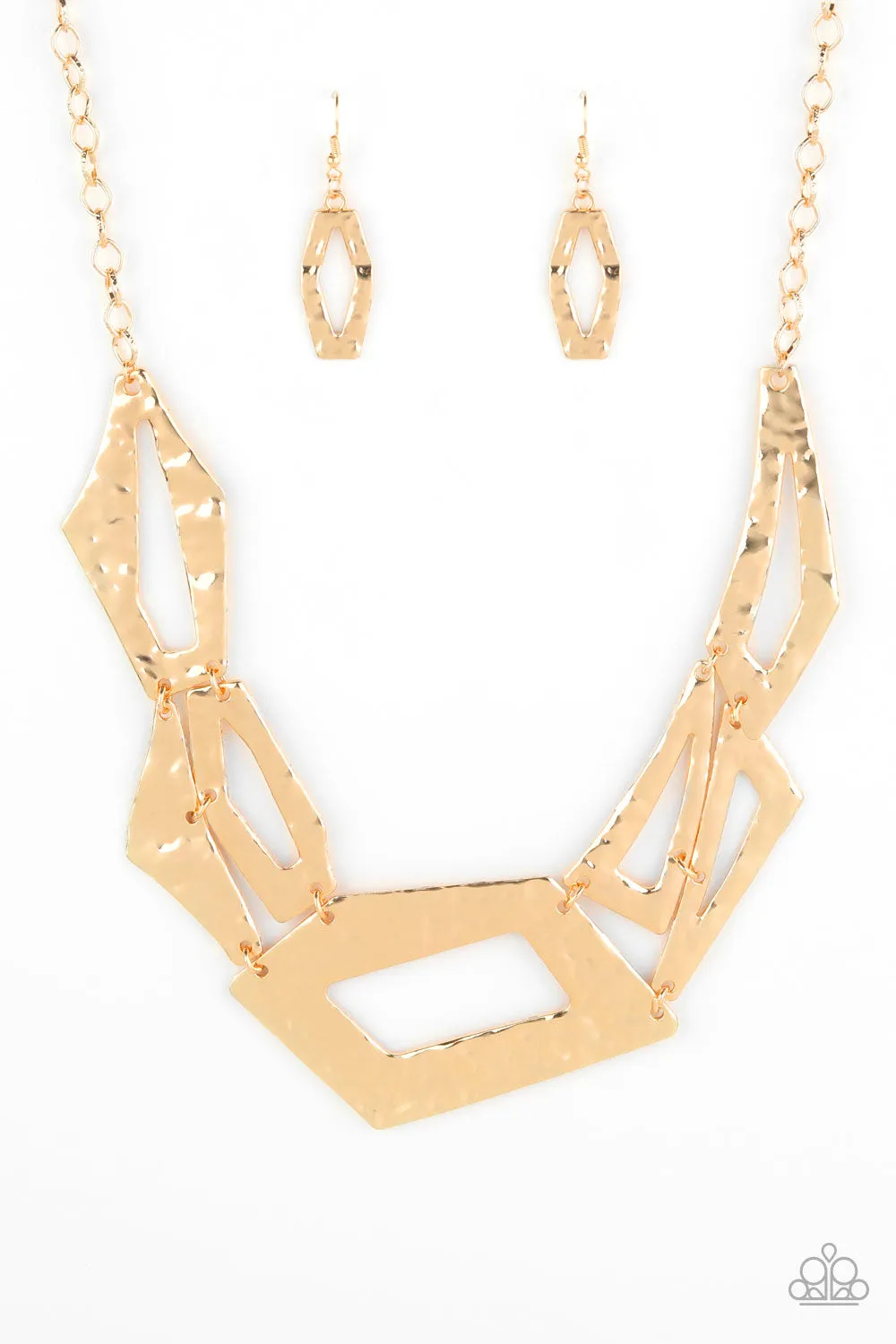 Paparazzi Necklace ~ Break The Mold - Gold Necklace