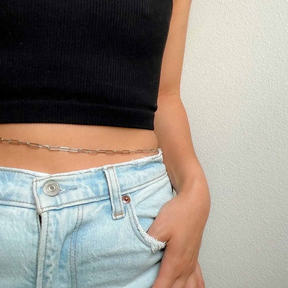 Paper Clip Belly Chain