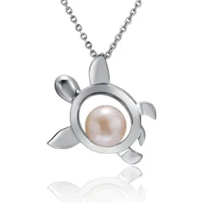 Pearl Honu Pendant