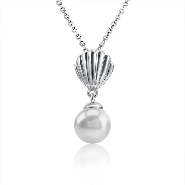 Pearl Seashell Pendant