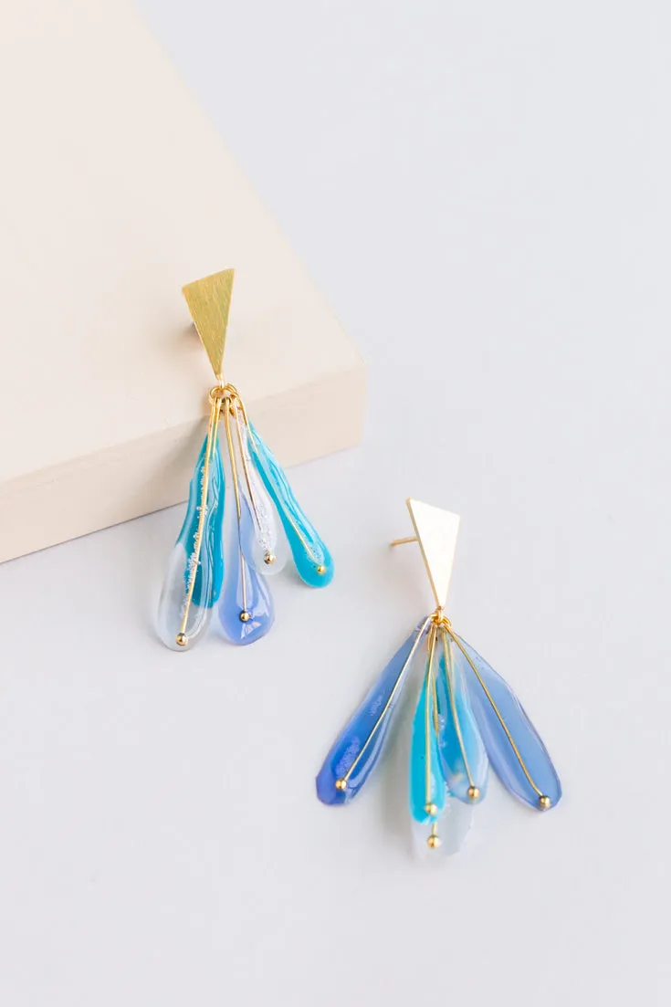 Plume Drop Earrings