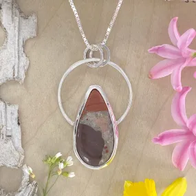 Puddingstone Pendant Necklace