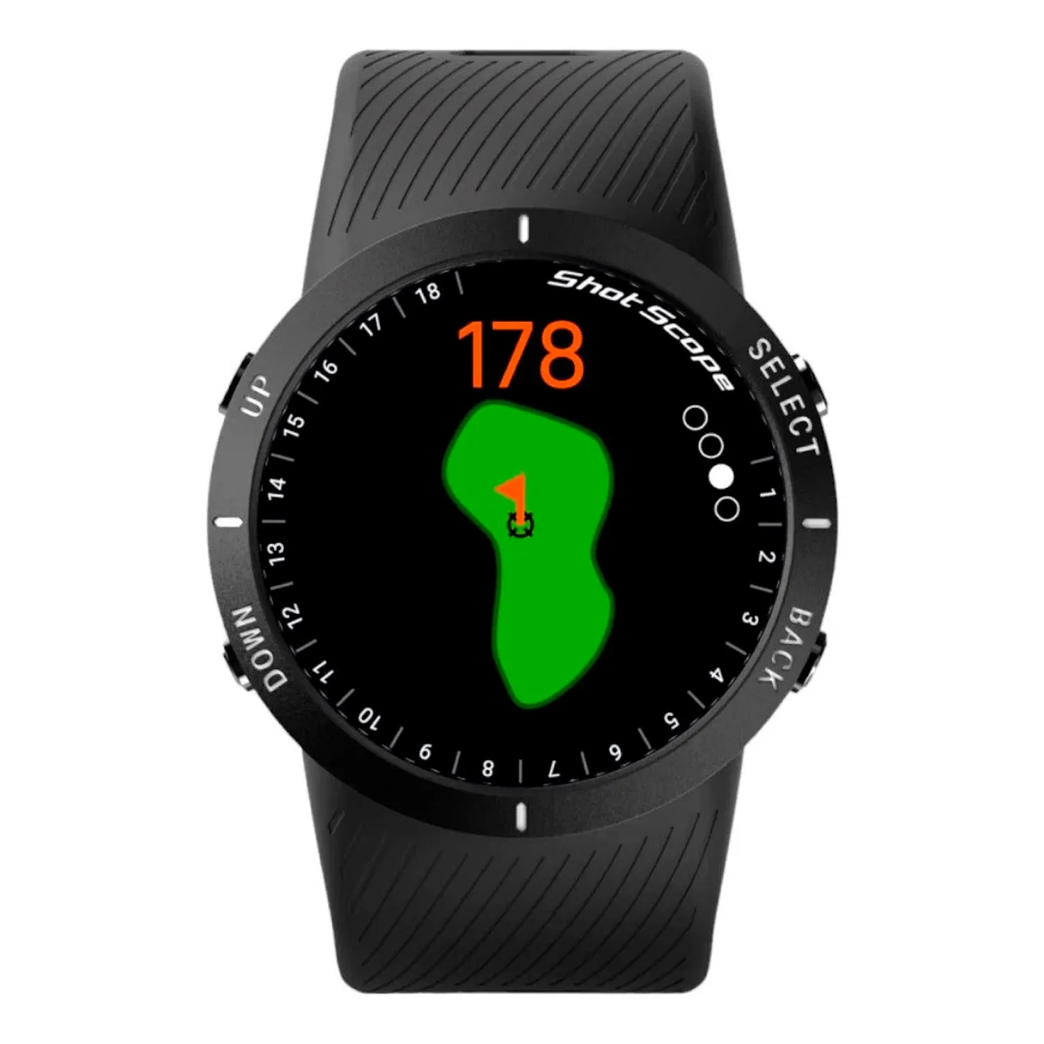 Shot Scope V5 GPS Golf Watch - Black