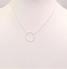 Silver Circle Pendant