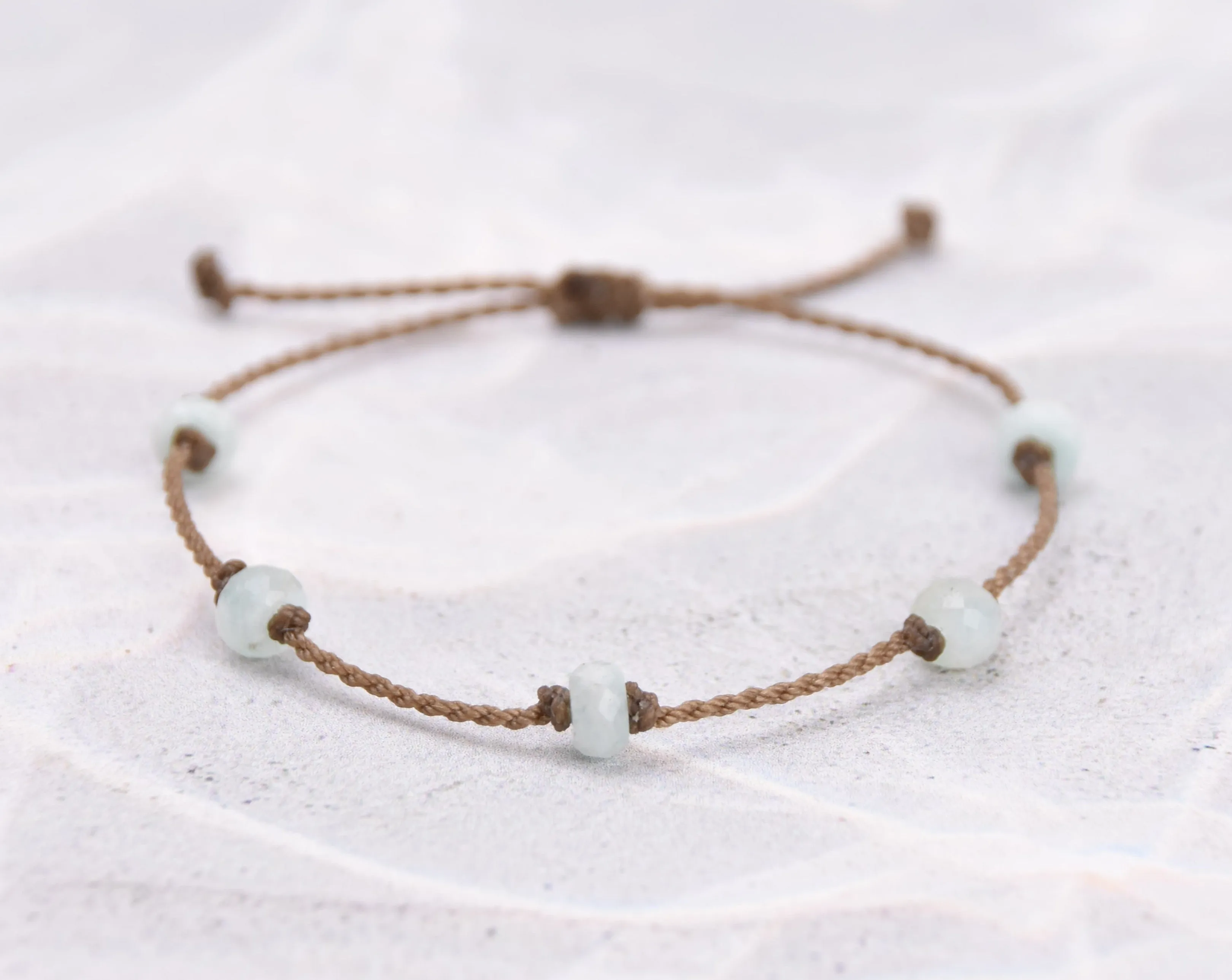 Stone Rondelle Bracelets