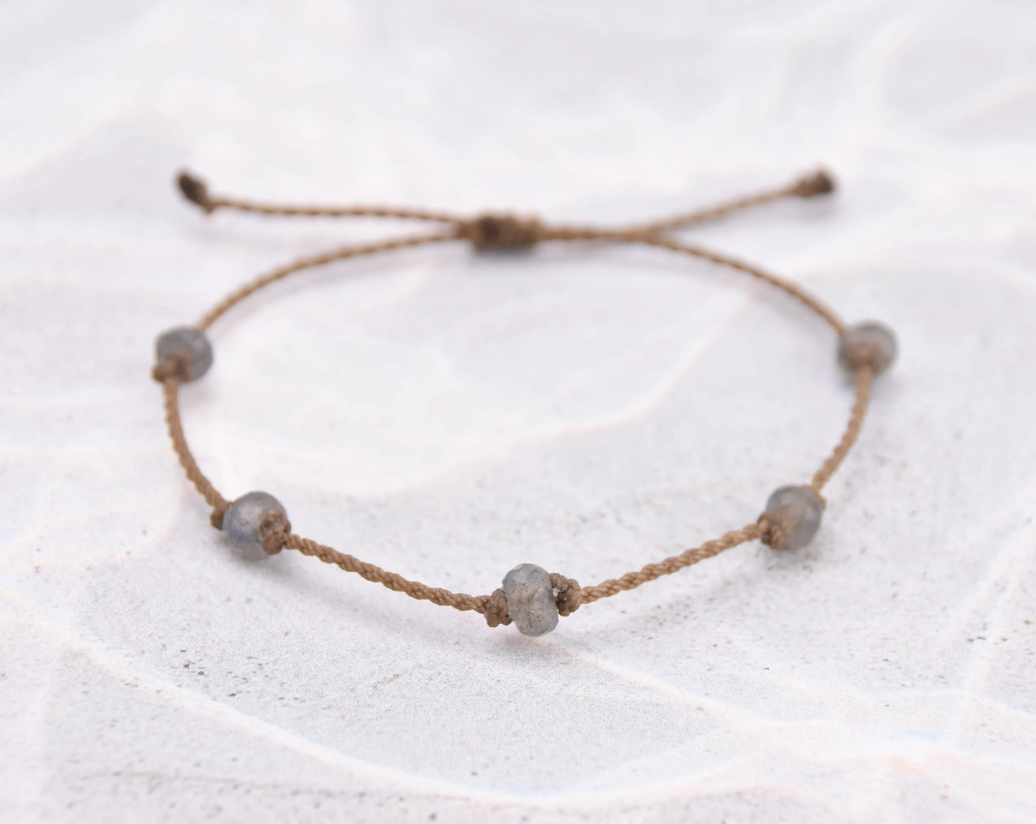 Stone Rondelle Bracelets