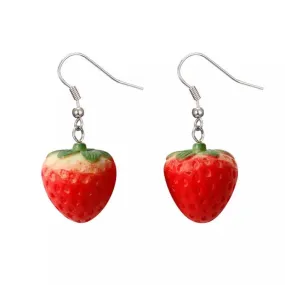 Strawberry Drop Earrings 🍓