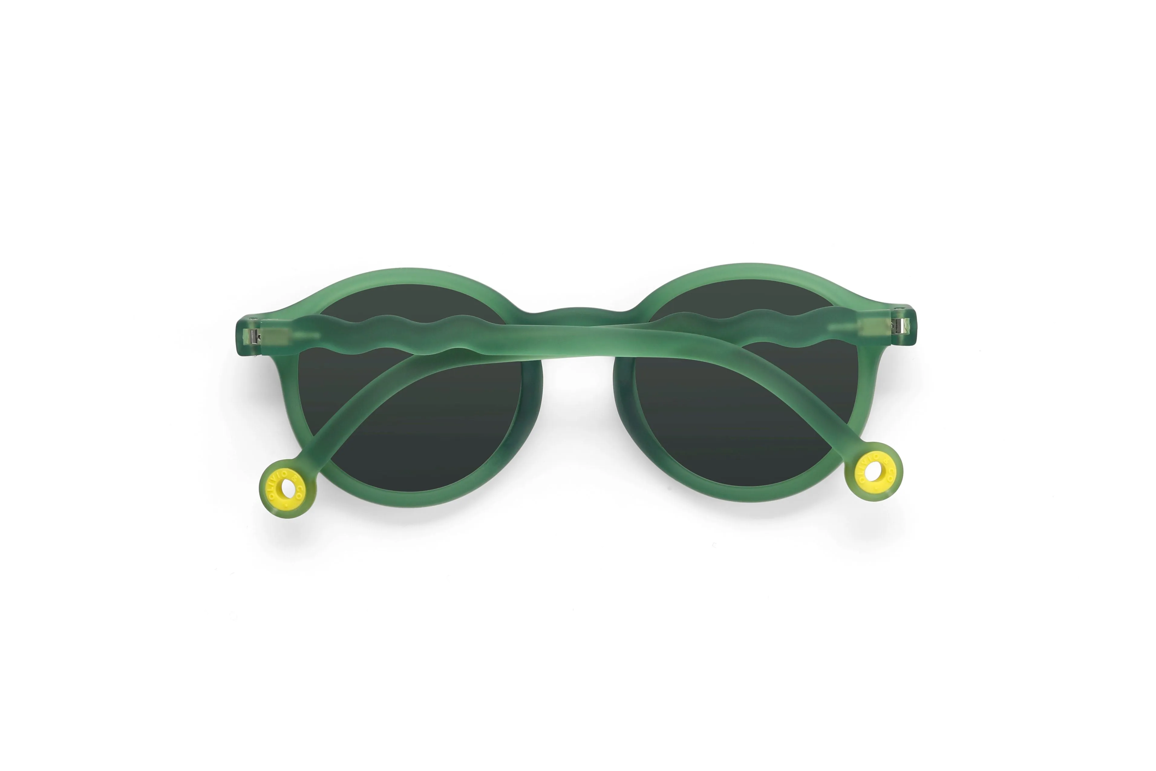 Sunglasses - Olive Green Oval