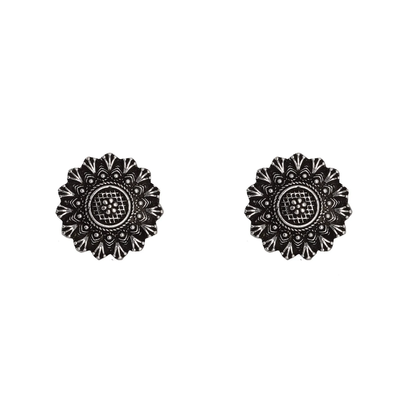 Teejh Edha Silver Oxidised Toe Rings