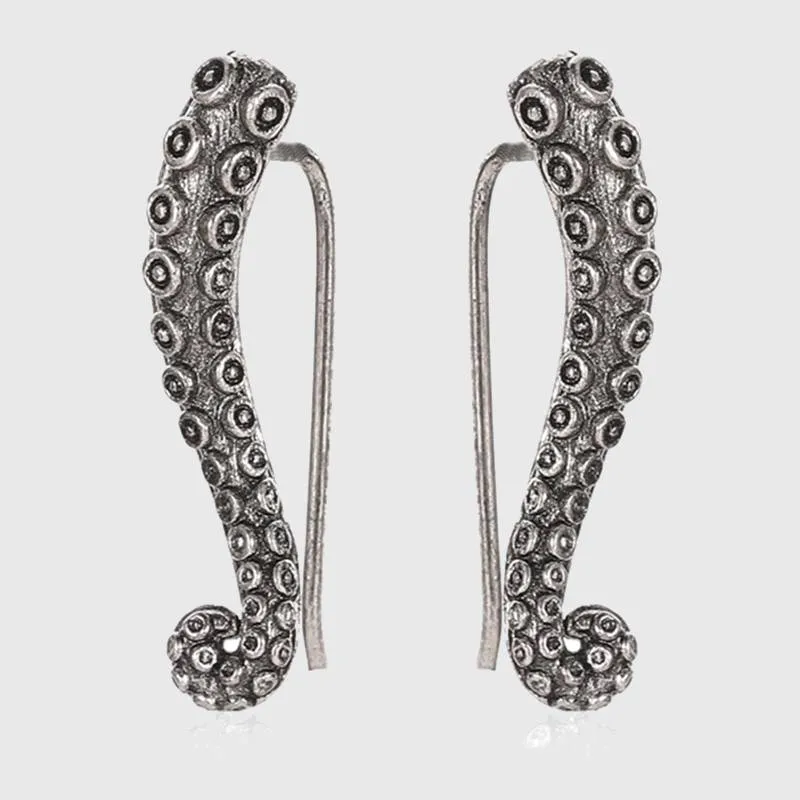 Unique Tentacle-Themed Earrings - Handcrafted, Stylish Accessory