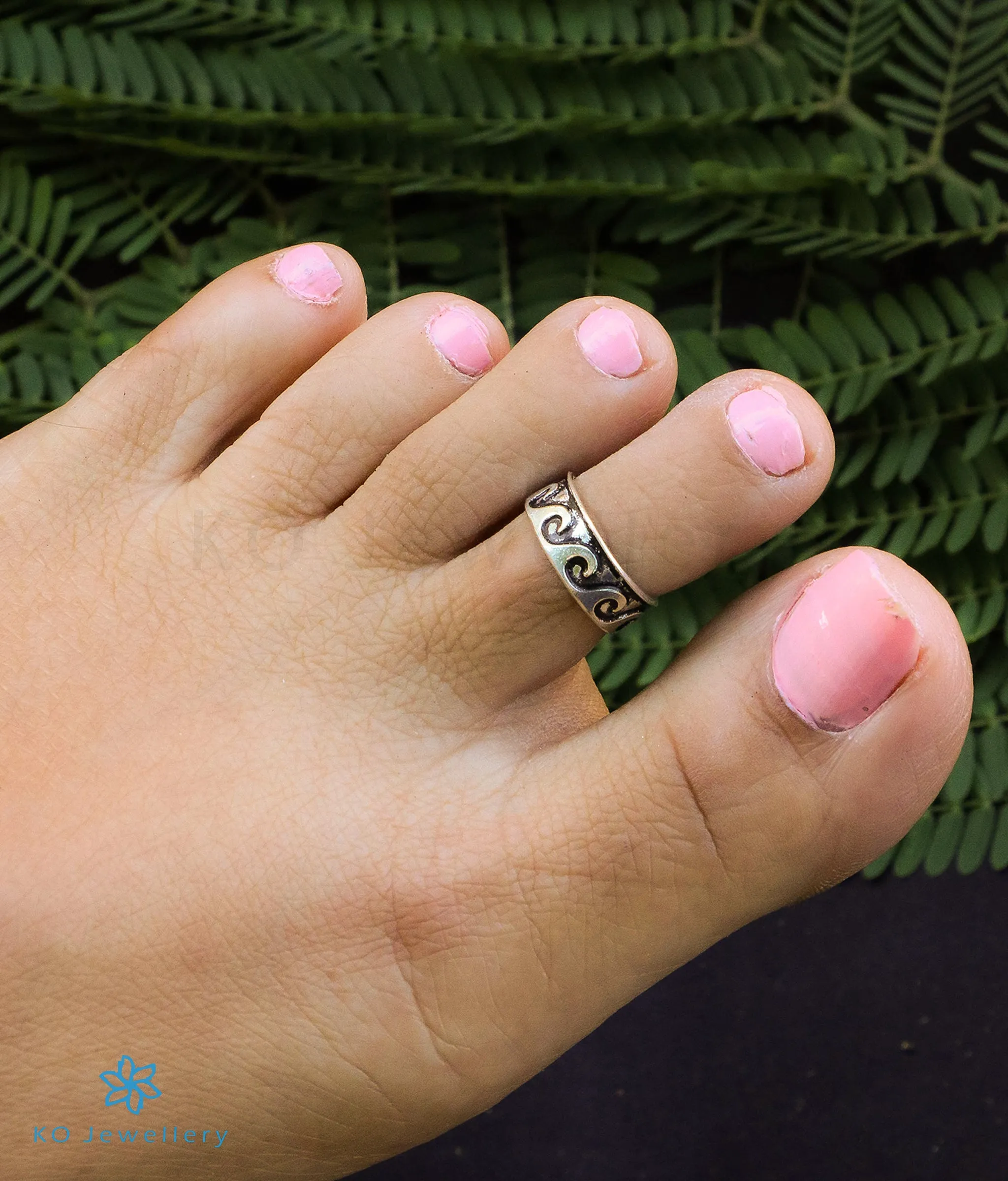 The Khyati Silver Toe-Rings