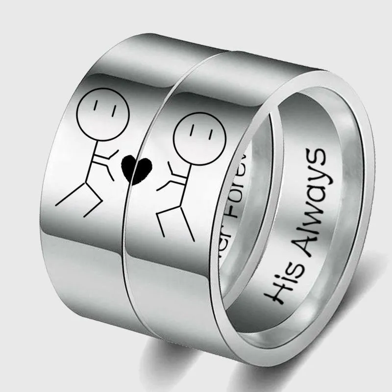 The Power of Love (Over 9000!) Couple Rings