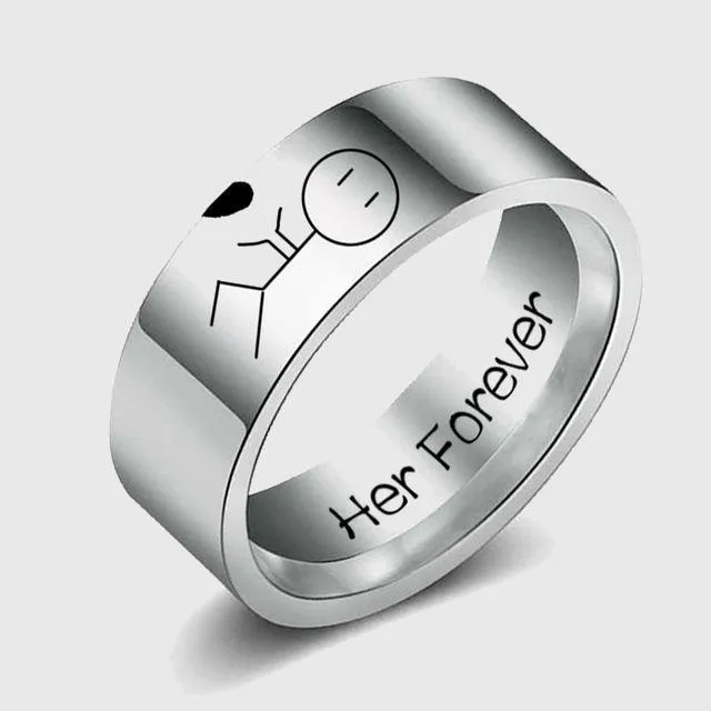 The Power of Love (Over 9000!) Couple Rings