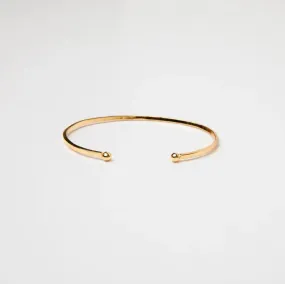 Thin Hammered Bangle