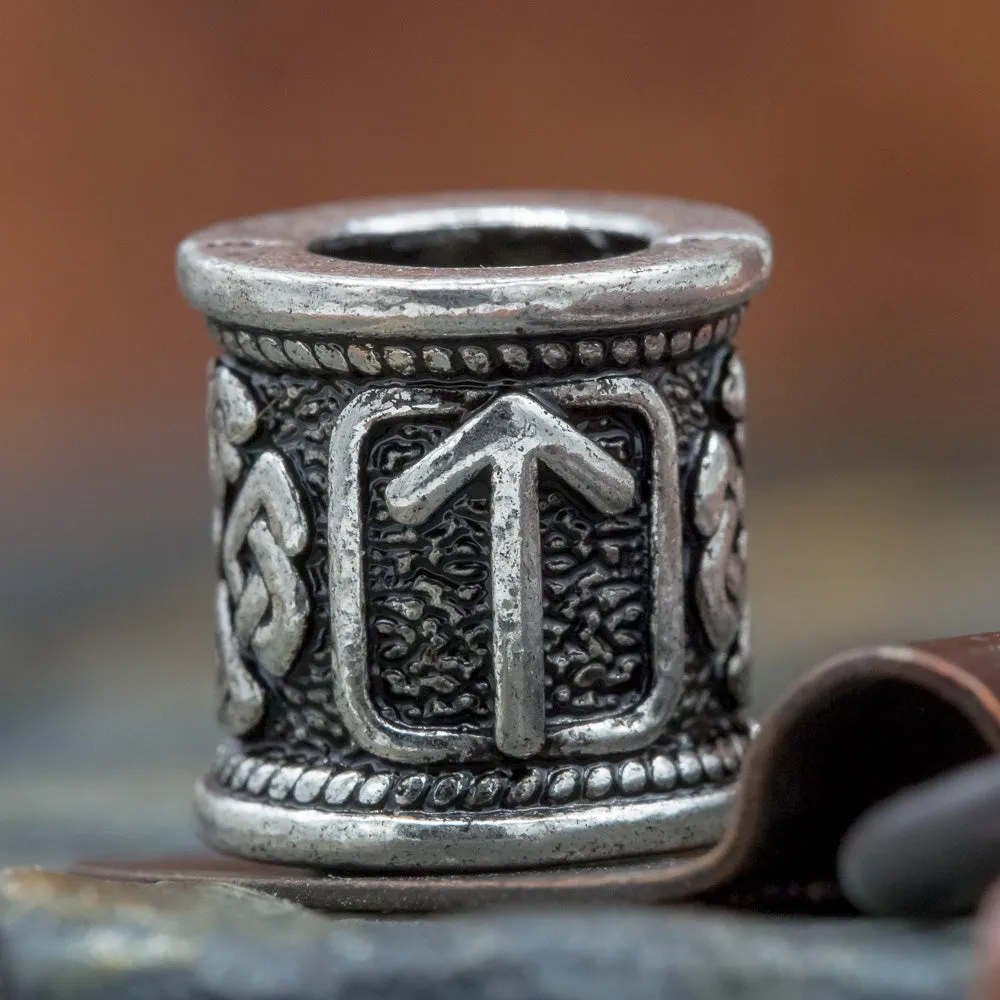 Tiwaz Rune Hair Bead