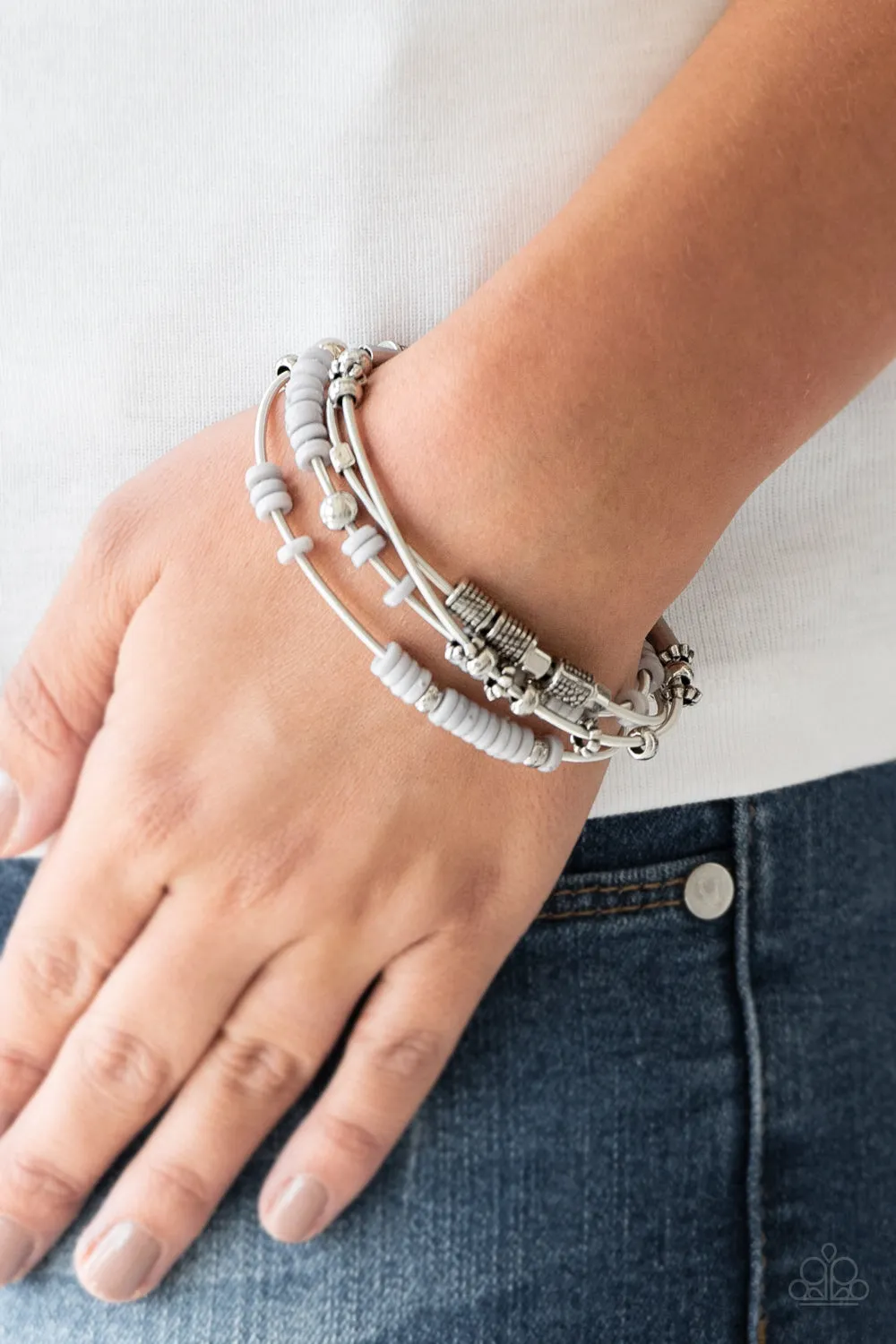 Tribal Spunk Silver Bracelets