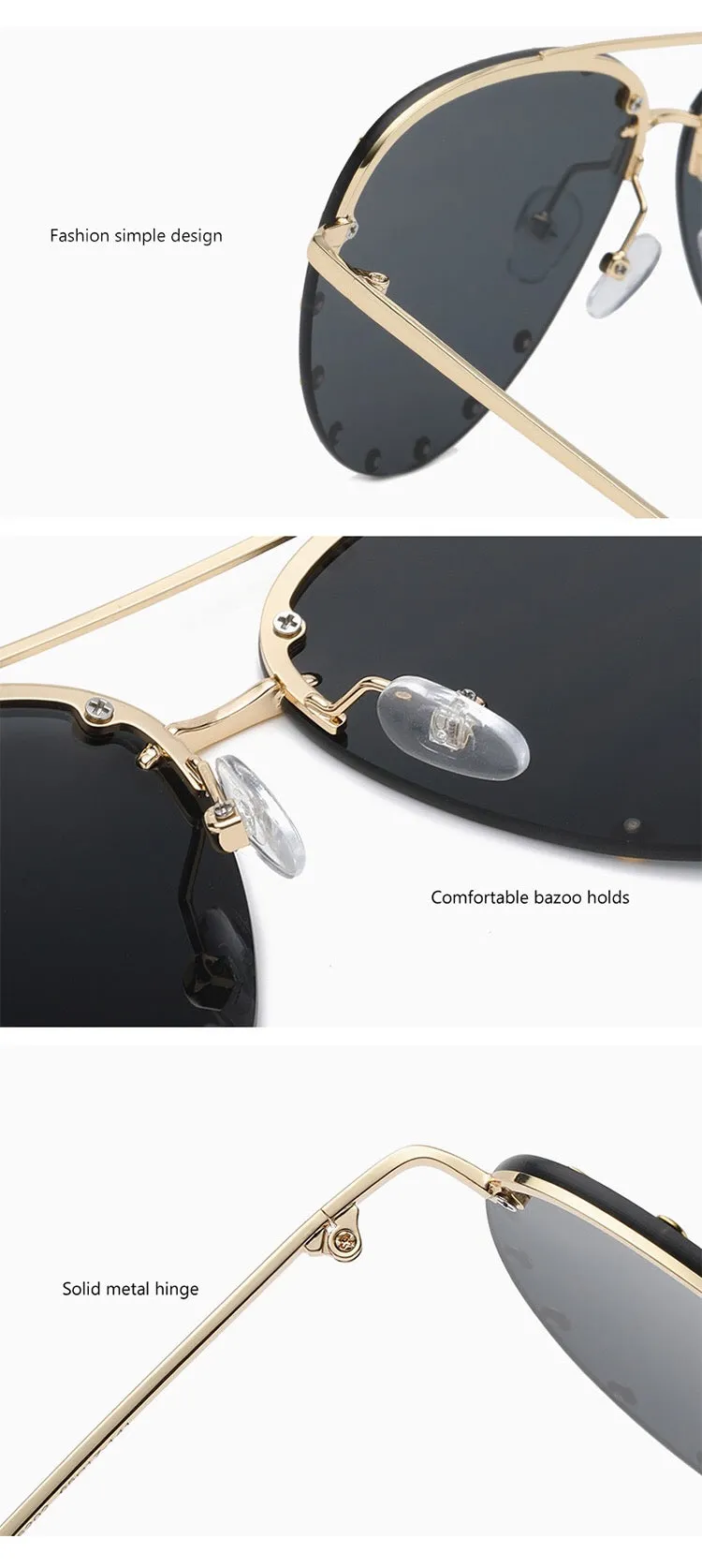 Vegas Studded Sunglasses