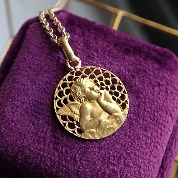 Vintage Cherub Pendant