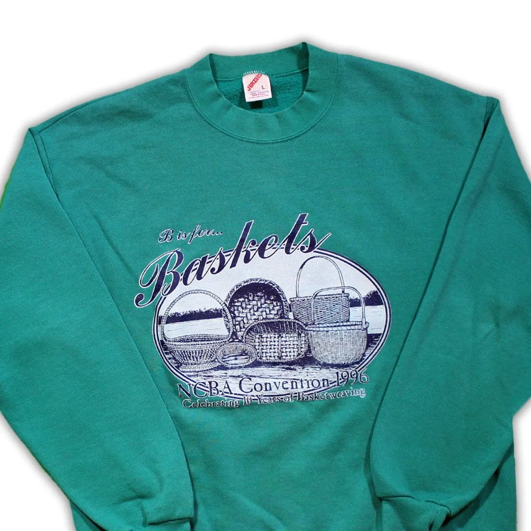 Vintage "B" is for Baskets Crewneck