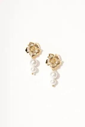 Zahra Pearl Drop Earrings